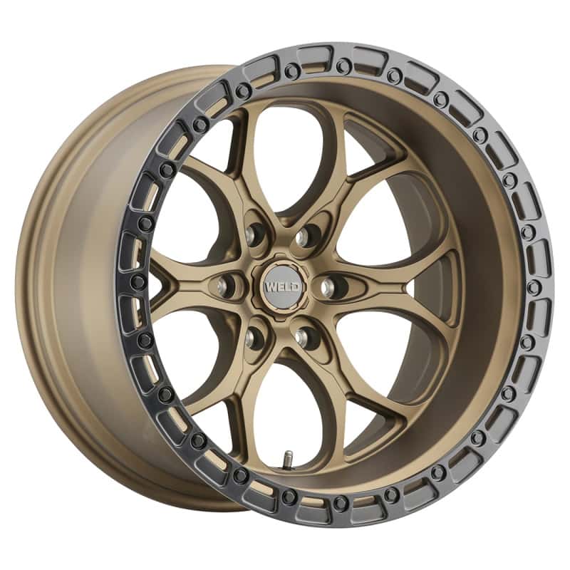 Weld — Weld Off-Road W106 20X10 Ledge 6X139.7 ET-18 BS4.75 Satin Bronze / Black Ring 106.1 - view 3