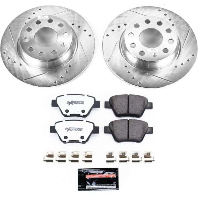 PowerStop — Power Stop 10-12 Audi A3 Rear Z26 Street Warrior Brake Kit - view 1
