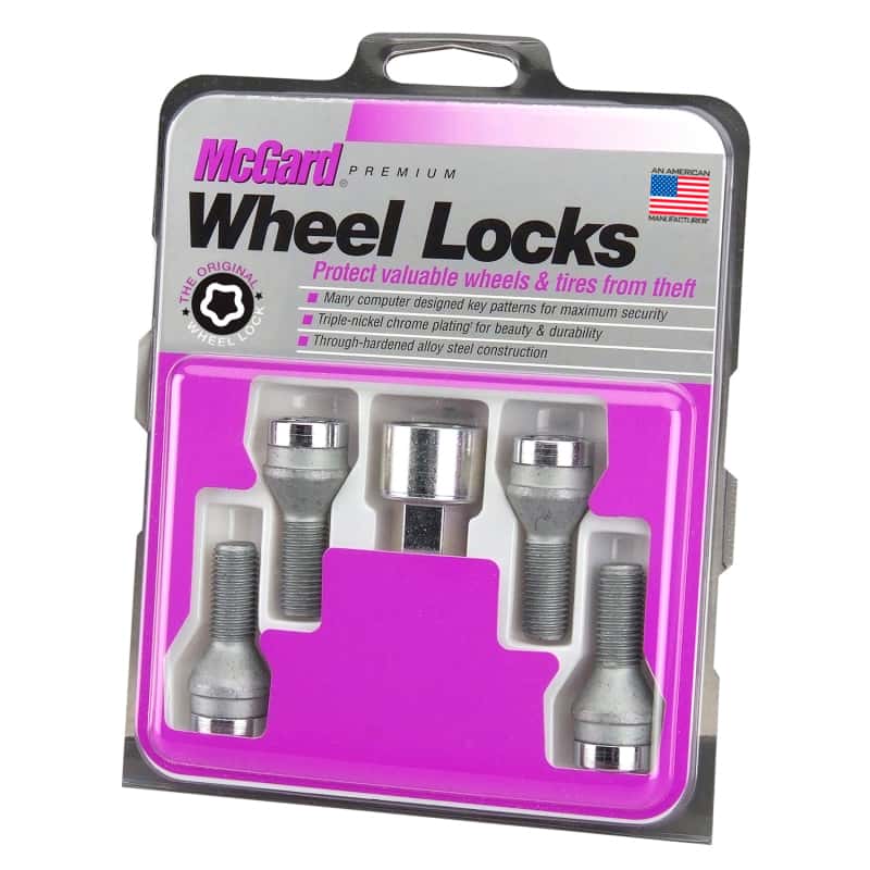 McGard — McGard Wheel Lock Bolt Set - 4pk. (Cone Seat) M12X1.5 / 21mm Hex / 18.2mm Shank Length - Chrome - view 6