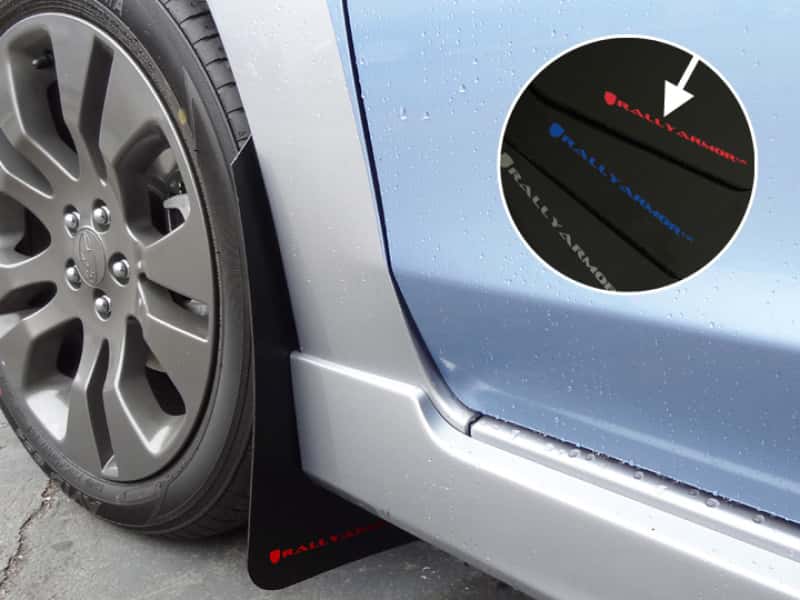 Rally Armor — Rally Armor 12-16 Subaru Impreza 4D/5D Black UR Mud Flap w/Red Logo
Mud Flap - view 2