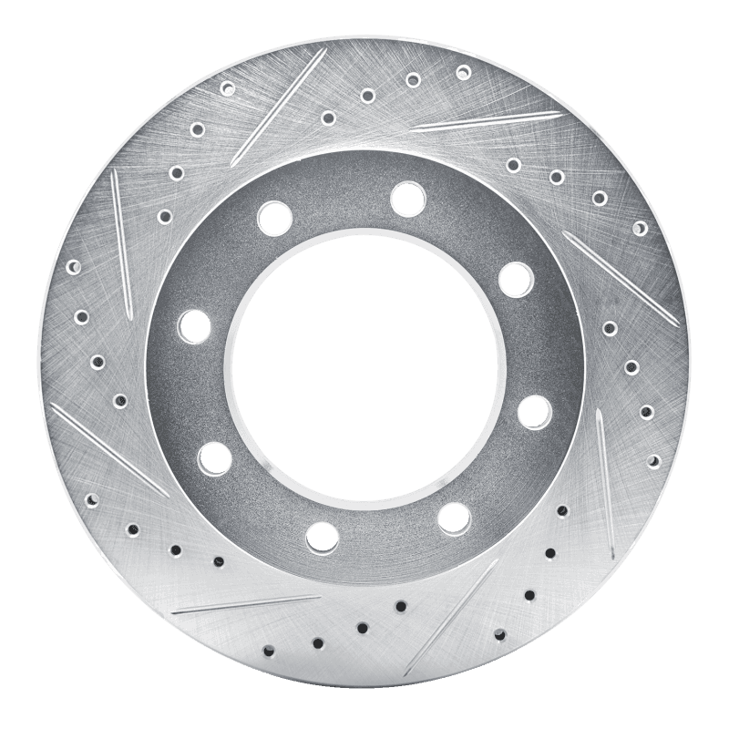 R1 Concepts — R1 77-00 Chevrolet V30 & V3500 Pickup Front Left Drilled & Slotted Silver Brake Rotor
R1 Brake Rotor Drill - view 6