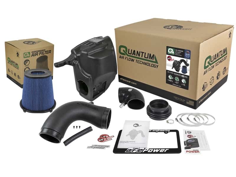 aFe — aFe Quantum Pro 5R Cold Air Intake System 13-18 Dodge Cummins L6-6.7L - Oiled
QUANTUM Intake - view 6