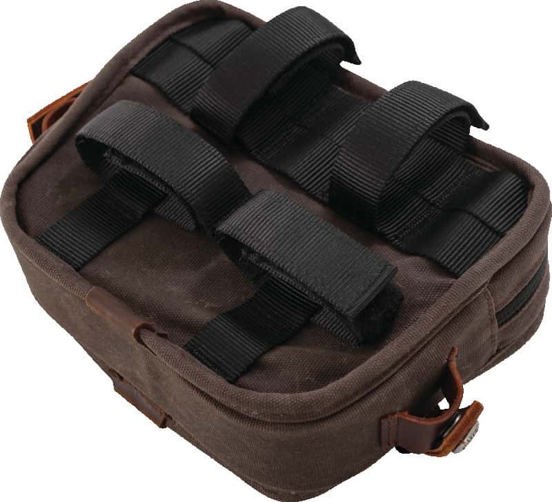 Burly Brand — Burly Brand Handlebar Bag - Dark Oak - view 2
