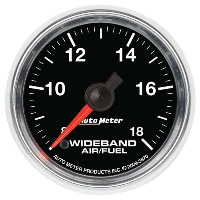 AutoMeter — Autometer GS 52mm Analog 8:1-18:1 Air/Fuel Ratio Wideband Gauge
2-1/16" ANALOG WIDEB - view 1