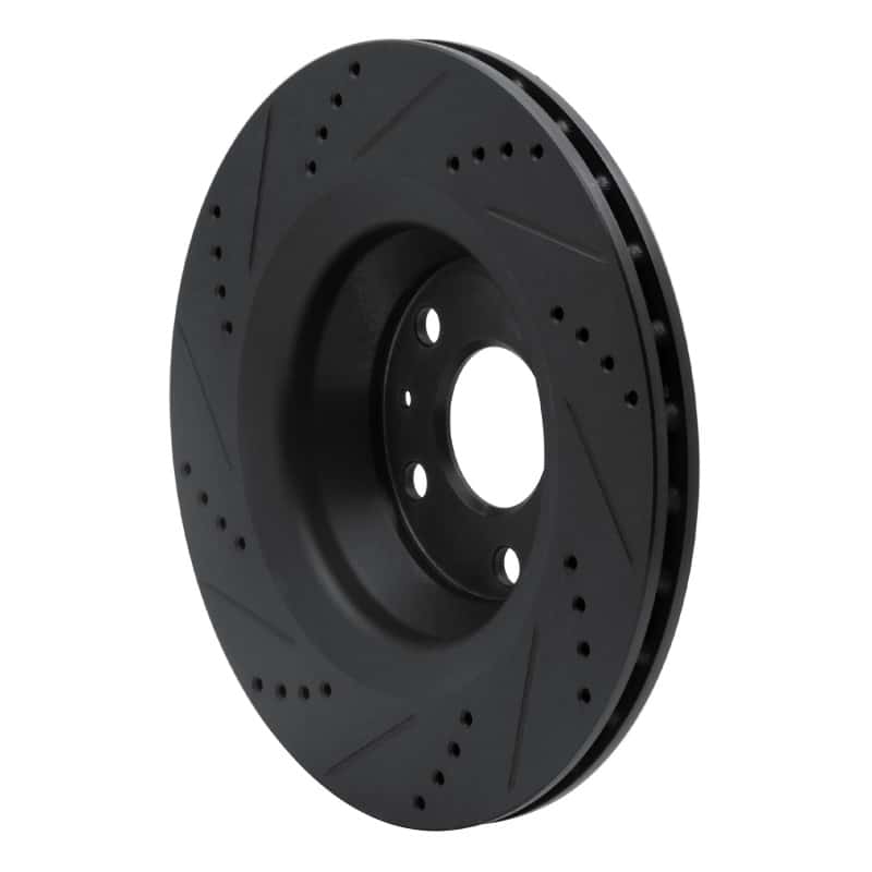 R1 Concepts — R1 08-15 Audi TT Quattro RS Rear Right Drilled & Slotted Black Brake Rotor
R1 Brake Rotor Drill - view 4