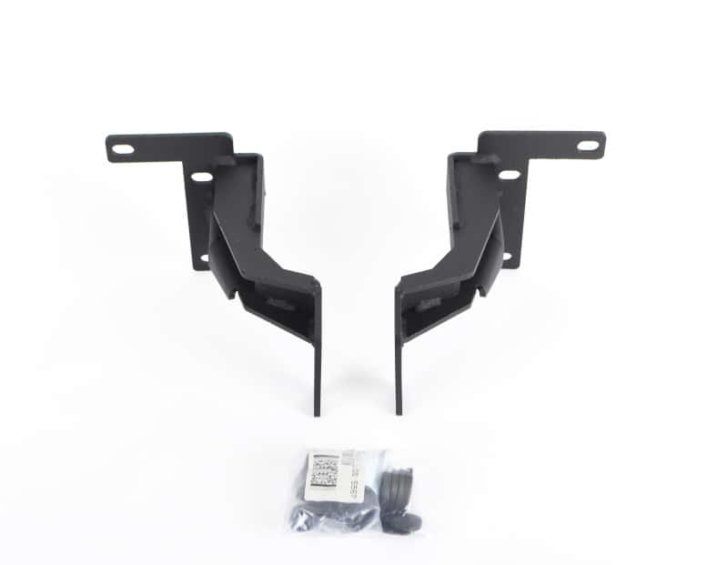 Go Rhino — Go Rhino 19-24 Ram 1500 (Excl. Rebel/Warlock/TRX) RC2 Brackets - Tex. Blk (Cutting Req.)
RC2 Bull Bar Mount - view 3