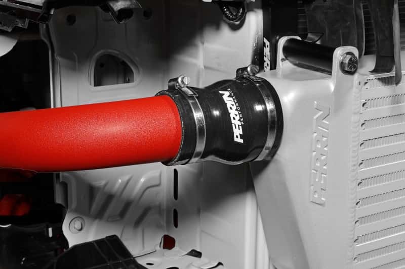 Perrin Performance — PERRIN 22-25 Subaru WRX Front Mount Intercooler Kit (Red Tubes & Silver Core) - view 6
