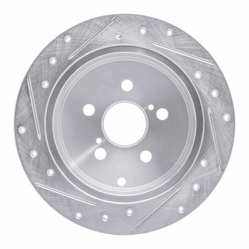 R1 Concepts — R1 00-10 Pontiac Vibe Rear Right Drilled & Slotted Silver Brake Rotor
R1 Brake Rotor Drill - view 5