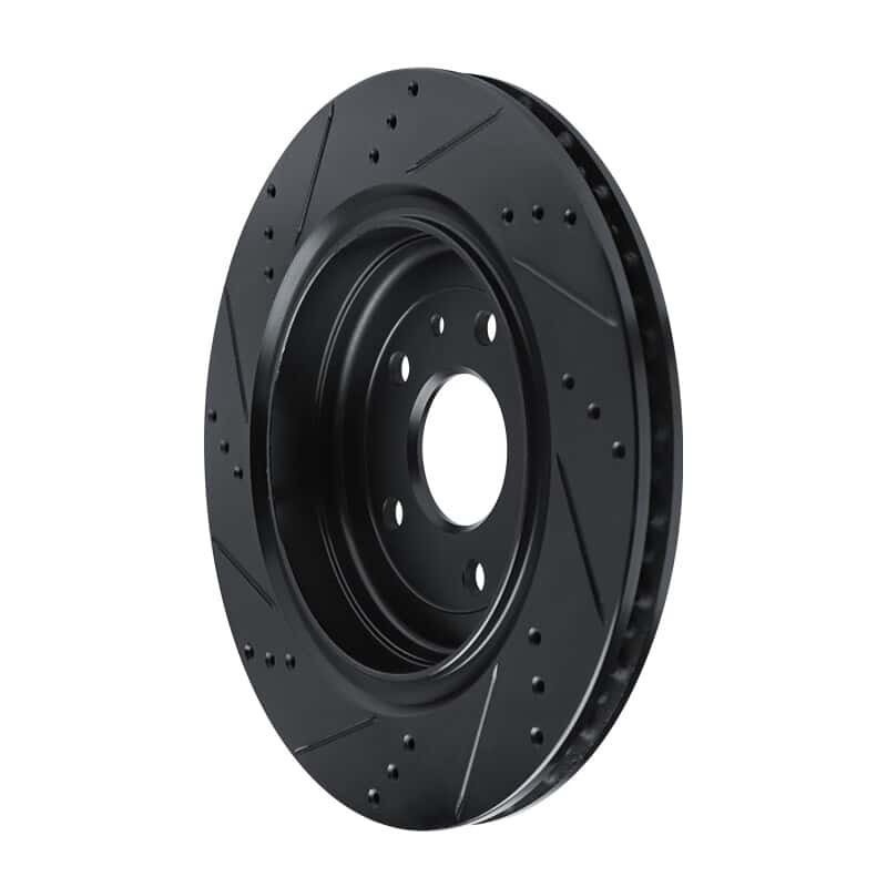 R1 Concepts — R1 14-19 Chevrolet Corvette Rear Right Drilled & Slotted Black Brake Rotor
R1 Brake Rotor Drill - view 4