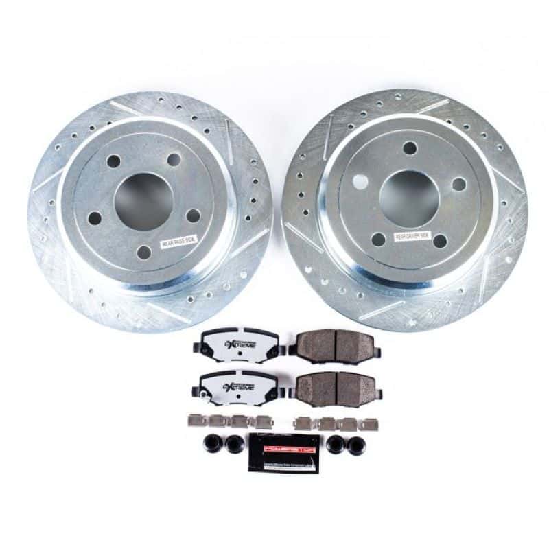 PowerStop — Power Stop 07-17 Jeep Wrangler Rear Z36 Truck & Tow Brake Kit - view 1
