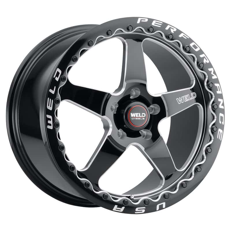Weld — Weld S156 15x10 Ventura 6 Drag 6x139.7 ET38 BS7.00 Gloss BLK MIL DIA 106.1 - view 1