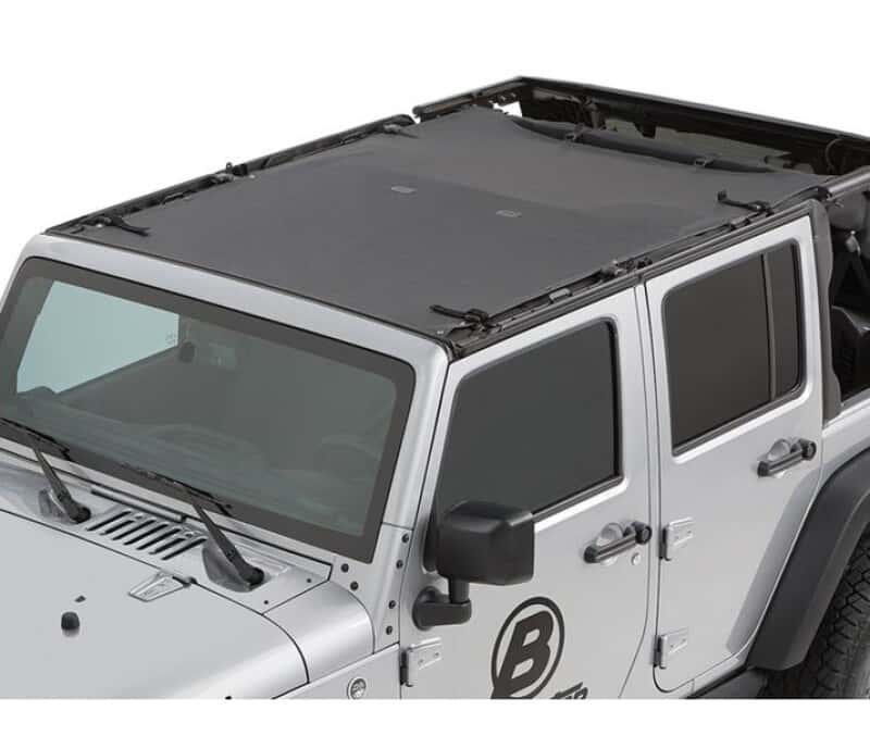 Bestop — Bestop 07-18 Jeep Wrangler JK 4-Door Sun Safari Bikini (Black Diamond)
Sun Safari Bikini - view 1