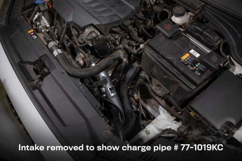 K&N Engineering — K&N 20-22 Hyundai Veloster N 2.0L L4 Aluminum Charge Pipe Kit - Gunmetal Gray - view 5