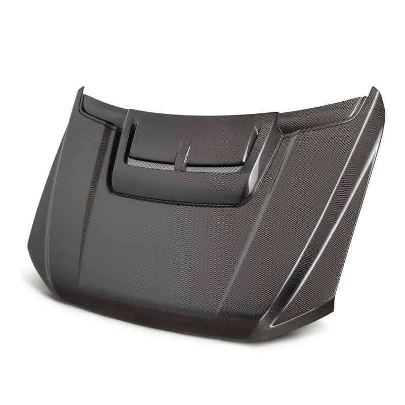Anderson Composites — Anderson Composites 21-24 Ford Raptor Type-OE Carbon Fiber Hood - view 1