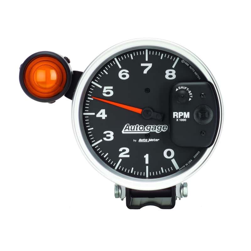 AutoMeter — Autometer 5 inch 8000 RPM Monster Shift Lite Pedestal Tachometer
5" TACH 8KRPM SL AG - view 5