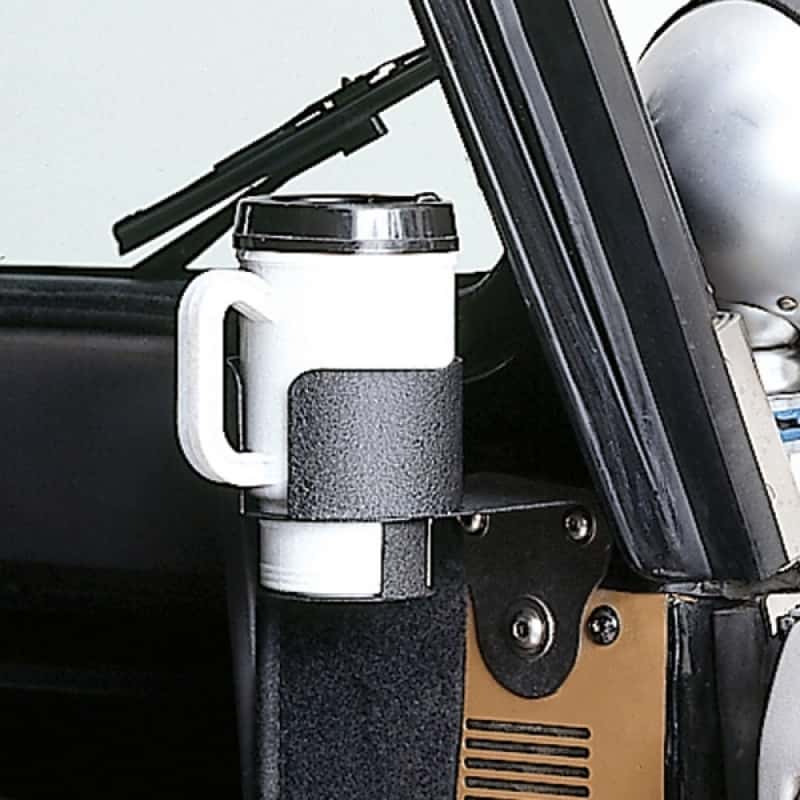 Rugged Ridge — Rugged Ridge Cup Holder Windshield Mount 76-95 Jeep CJ / Jeep Wrangler
OFFROAD_INTERIOR
Cup Holder - view 2