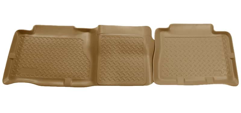 Husky Liners — Husky Liners 02-06 Cadillac Escalade/GMC Yukon/Denali Classic Style 2nd Row Tan Floor Liners - view 1