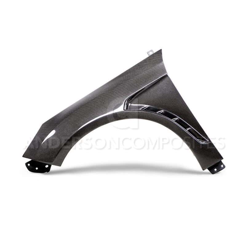 Anderson Composites — Anderson Composites 2016+ Focus Type-GR Vented Carbon Fiber Fenders .04in Wider (Pair) - view 2
