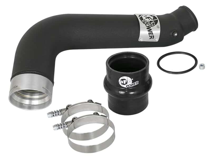 aFe — aFe BladeRunner 3in Black Intercooler Tube Cold Side 17-18 GM Diesel Trucks V8 6.6L (td) L5P
Cold Charge Pipe - view 5