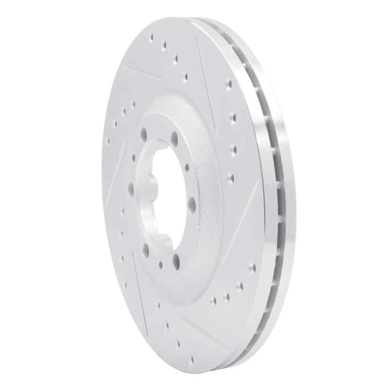 R1 Concepts — R1 92-02 Acura SLX Front Right Drilled & Slotted Silver Brake Rotor
R1 Brake Rotor Drill - view 2