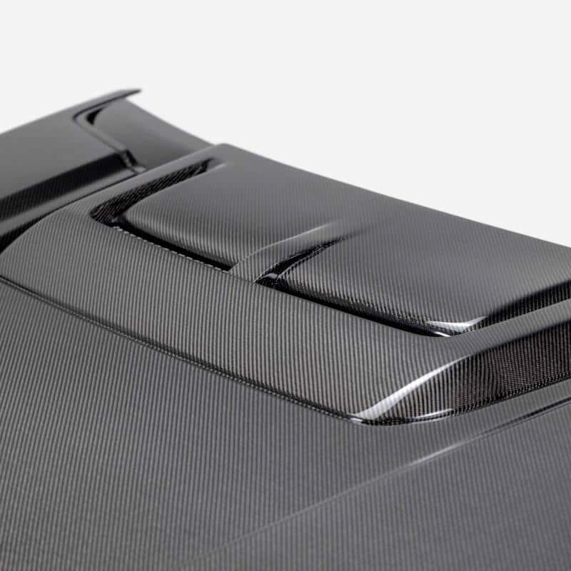 Anderson Composites — Anderson Composites 21-24 Ford Raptor Type-OE Carbon Fiber Hood - view 3