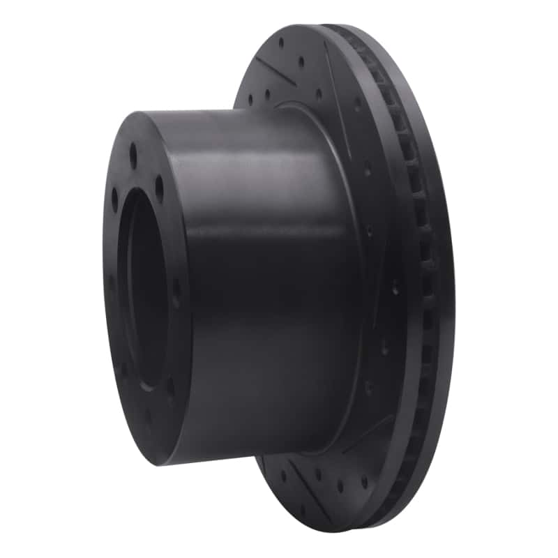 R1 Concepts — R1 01-10 Chevrolet Express 3500 Rear Right Drilled & Slotted Black Brake Rotor
R1 Brake Rotor Drill - view 2
