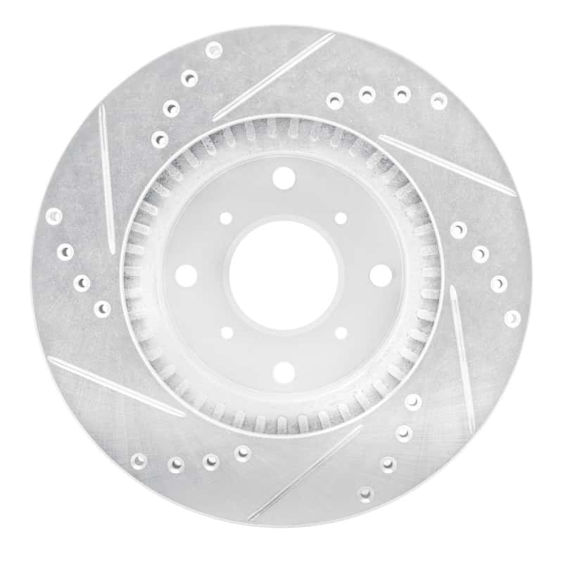 R1 Concepts — R1 87-90 Acura Legend Front Right Drilled & Slotted Silver Brake Rotor
R1 Brake Rotor Drill - view 5