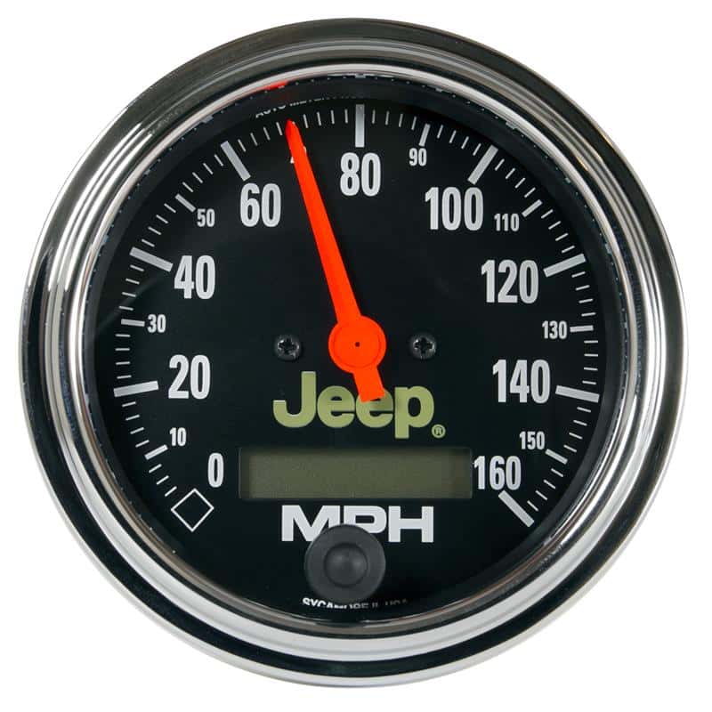 AutoMeter — Autometer Jeep 3.375 In-Dash 0-160 MPH Electrical Speedometer Gauge - Programmable
3-3/8" JEEP SPEEDO, - view 2