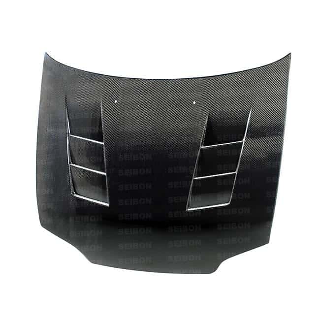 Seibon — Seibon 92-95 Honda Civic 2DR/3DR TS-Style Carbon Fiber Hood - view 6
