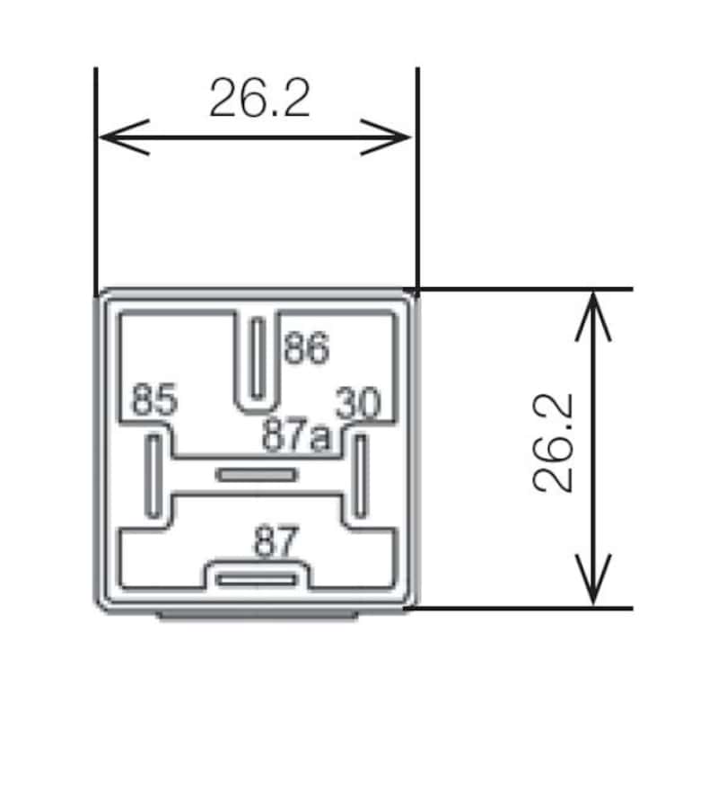 Hella — Hella Relay Mini Iso Alt 4 Pole 24V Spst Bkt - view 4