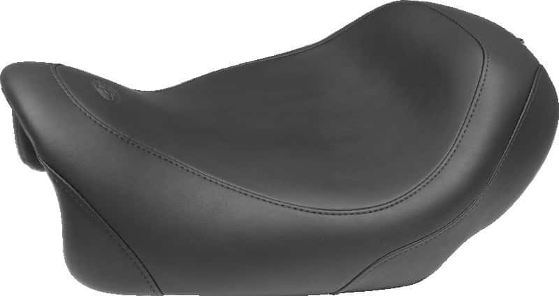 Mustang Motorcycle — Mustang 08-21 Harley Electra Glide, Rd Glide, Rd King, Glide Lowdown 1PC Seat w/DBR Pearls - Black - view 2