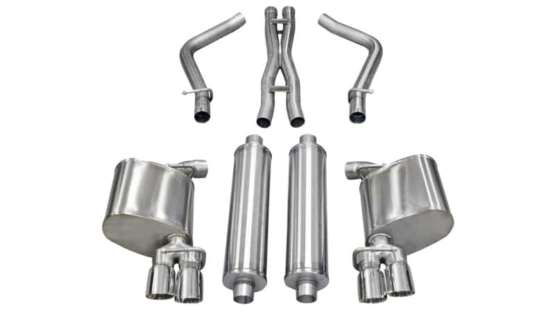 CORSA Performance — Corsa 2011-2014 Dodge Charger R/T 5.7L V8 Polished Xtreme Cat-Back Exhaust
Exhaust - view 4