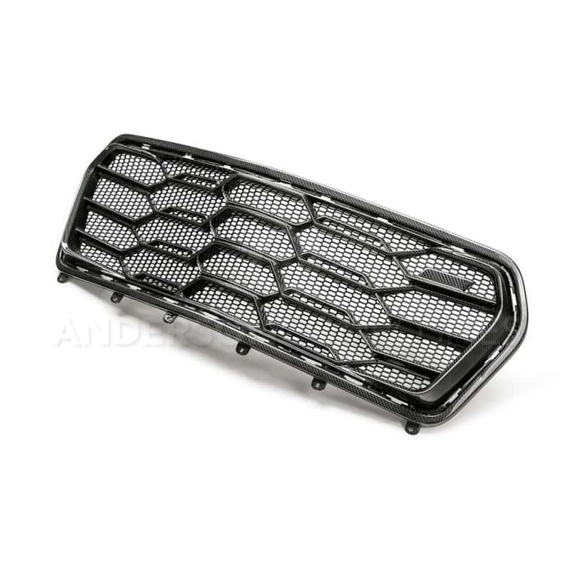 Anderson Composites — Anderson Composites 17-18 Chevrolet Camaro ZL1 1LE Front Lower Grille - view 2
