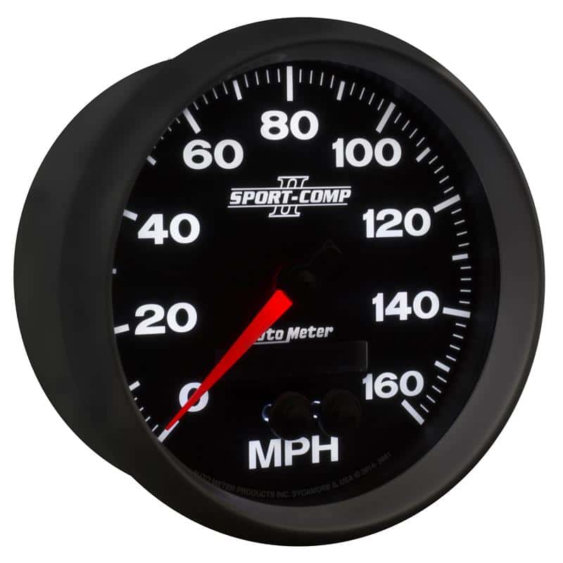 AutoMeter — Autometer Sport-Comp II 5in 0-140MPH In-Dash Electronic GPS Programmable Speedometer
5" SPEEDO, 160 MPH, - view 7