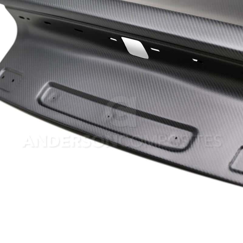 Anderson Composites — Anderson Composites 15-17 Ford Mustang Type-OE Dry Carbon Decklid - view 6