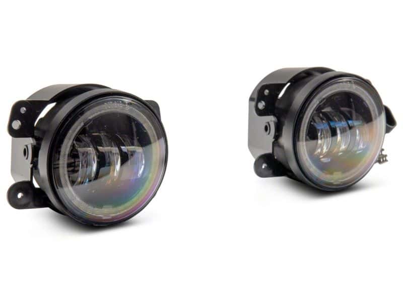 Raxiom — Raxiom 07-18 Jeep Wrangler JK Axial Series 4-In LED Fog Lights w/ Halo
Lights - view 9