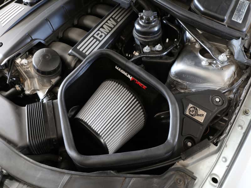 aFe — aFe POWER Magnum FORCE Stage-2 Pro Dry S Cold Air Intake System 06-13 BMW 3 Series L6-3.0L Non Turbo
Magnum FORCE Intake - view 9