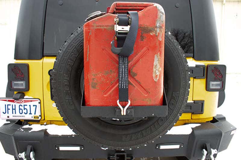 Fishbone Offroad — Fishbone Offroad Spare Tire Jerry Can Mount - view 10