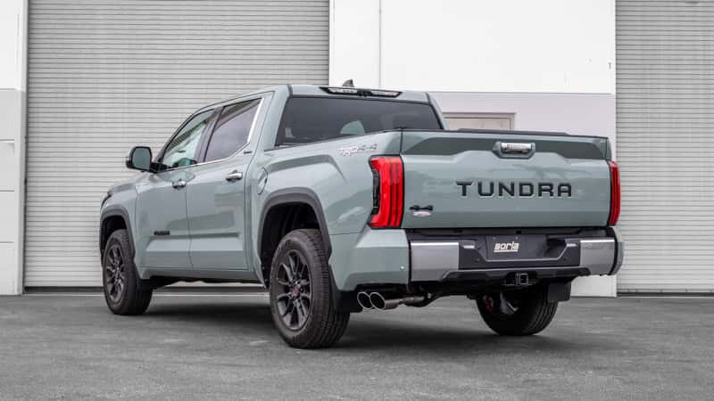 Borla — Borla 22-24 Toyota Tundra 3.4L V6 (Inc. Hybrid) Ext. Cab/STD Bed/145.7in WB S-Type Cat-Back - Chrome
Cat-Back System - view 1