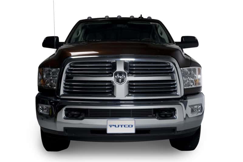 Putco — Putco 11-19 Ram HD - Stainless Steel - Bar Style Bumper Grille (BLACK) Bumper Grille Inserts
BmprValanceGrilleIns - view 3