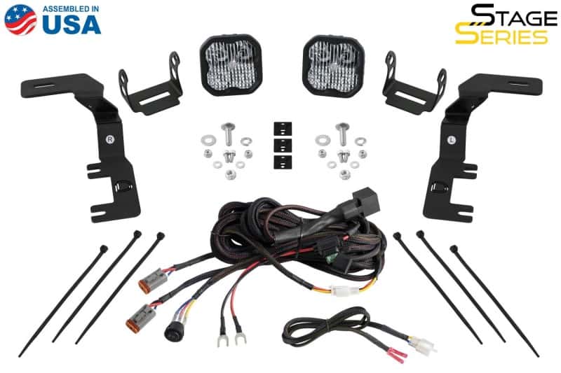 Diode Dynamics — Diode Dynamics 2023+ Chevrolet Colorado Stage Series Ditch Light Kit SS3 Sport White Combo - view 8