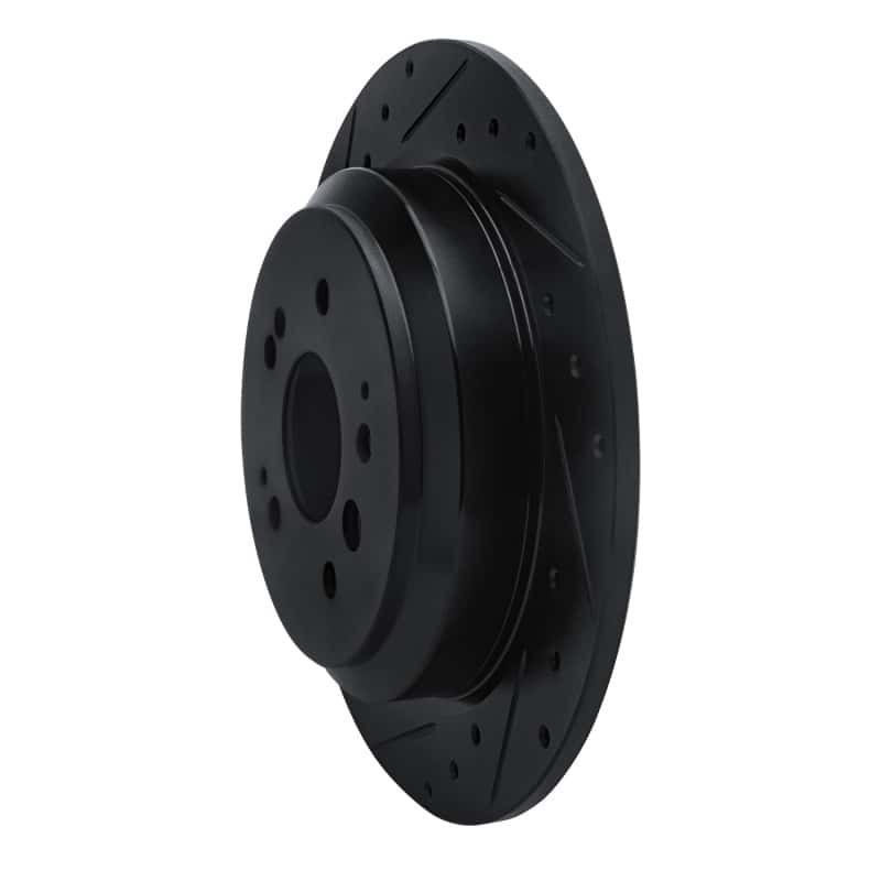 R1 Concepts — R1 16-25 Honda Ridgeline Rear Left Drilled & Slotted Black Brake Rotor
R1 Brake Rotor Drill - view 2