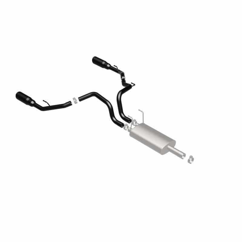 Magnaflow — Magnaflow 09-15 Dodge Ram 1500 V8 Dual Spilt Rear Exit Black Stainless C/B Perf Exhaust
Cat-Back - view 9