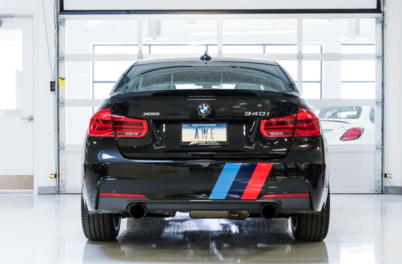 AWE Tuning — AWE Tuning BMW F3X 340i Touring Edition Axle-Back Exhaust - Diamond Black Tips (102mm)
Touring Exhaust - view 5