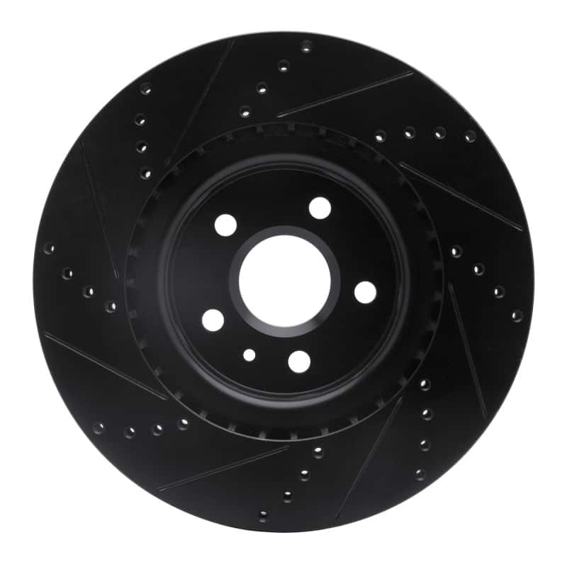 R1 Concepts — R1 09-17 Buick Regal Front Right Drilled & Slotted Black Brake Rotor
R1 Brake Rotor Drill - view 5