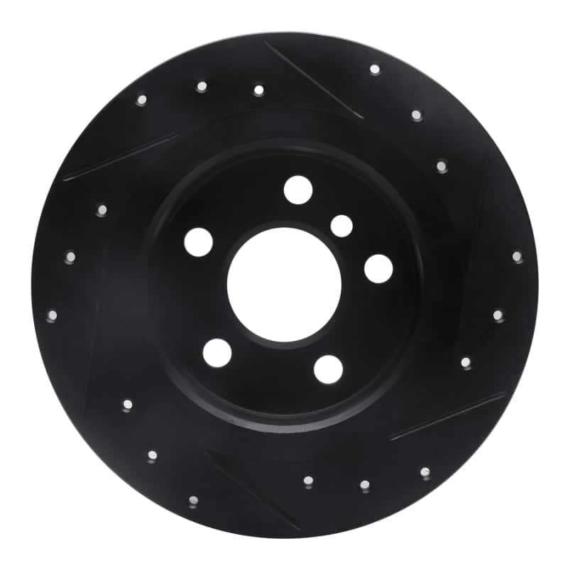 R1 Concepts — R1 14-25 BMW i3 Rear Left Drilled & Slotted Black Brake Rotor
R1 Brake Rotor Drill - view 5