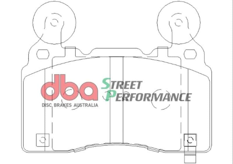 DBA — DBA 16-21 Tesla S SP Performance Front Brake Pads
Brake Pad - view 1