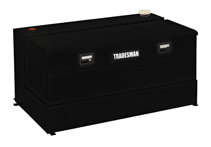 Tradesman — Tradesman Aluminum L-Shape Liquid Storage Tank Combo (48in. / 80 Gallon Capacity) - Brite - view 2