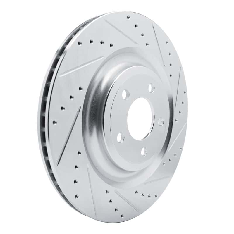 R1 Concepts — R1 20-25 Ford Explorer Rear Right Drilled & Slotted Silver Brake Rotor
R1 Brake Rotor Drill - view 2