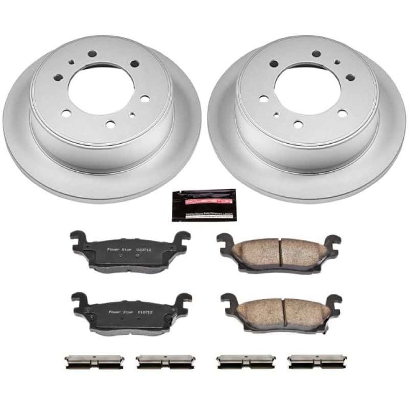 PowerStop — Power Stop 06-10 Hummer H3 Rear Z17 Evolution Geomet Coated Brake Kit - view 1